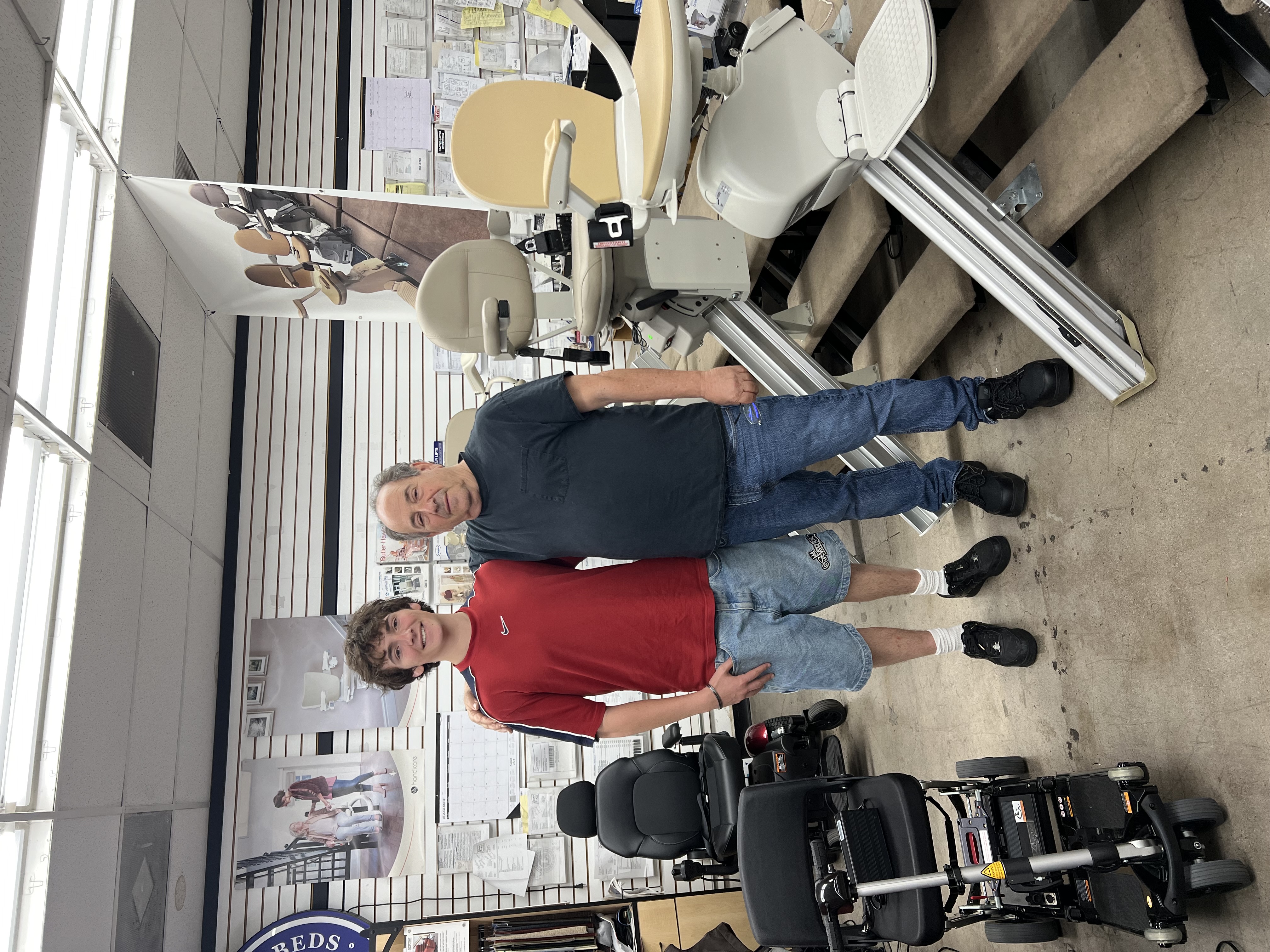 Zachary and Lloyd Kraus Stair lifts