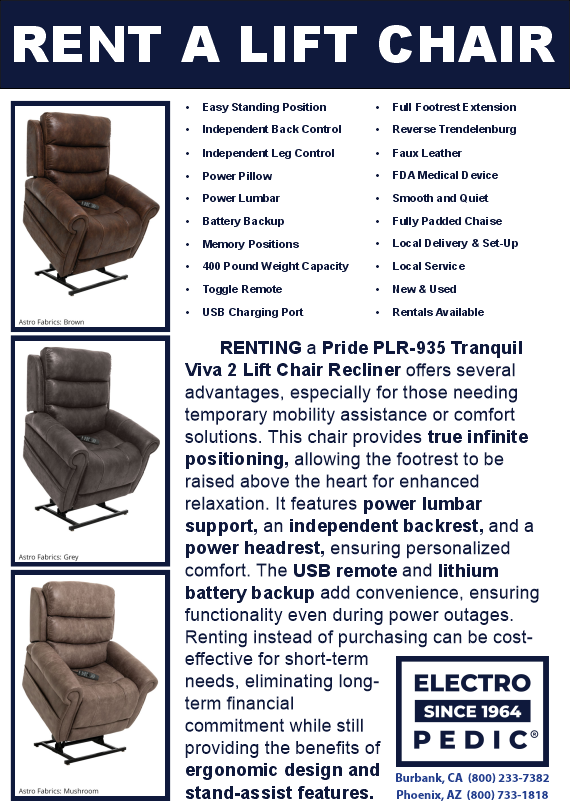 Phoenix Rent A Lift Chair Specialists